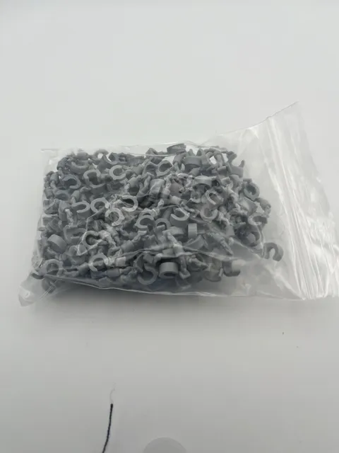 Lego Bag Of Handcuffs Lot Gray Good Condition 