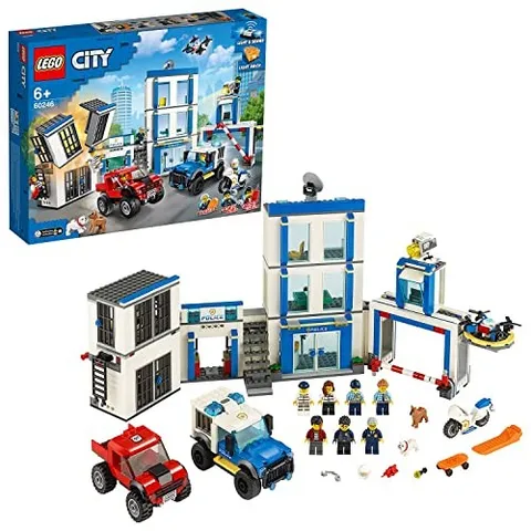 LEGO City Police Station 60246 Light&Sound 743pcs Toy Building Blocks