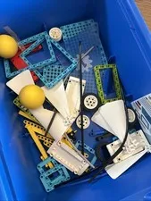 USED LEGO® Education BricQ Motion Prime (45400) Box With Lego Pieces & Book