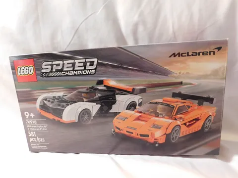 LEGO SPEED CHAMPIONS 76918 McLaren Solus GT & McLaren F1 LM BRAND NEW SEALED BOX