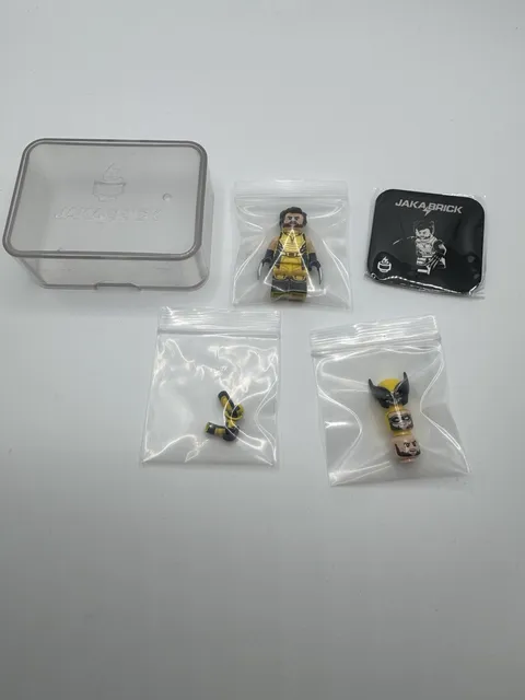 LEGO Jaka Brick Clawed Fury Wolverine Minifigure Custom X-Men  Deadpool Jin Hera