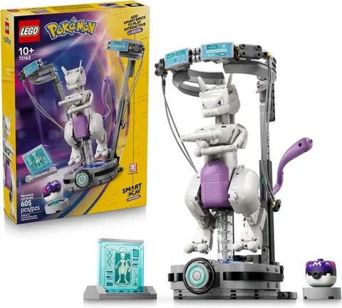 PRESALE LEGO Pokémon SMART Play Mewtwo's Lab Break 72163 NEW Ships Aug 2026
