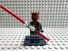 LEGO Star Wars Minifigure - Darth Maul Printed Leg silver Armor - SW1155