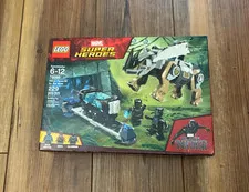 LEGO 76099 Marvel Super Heroes Rhino Face-Off by the Mine Black Panther - Sealed