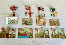 Vintage LEGO Adventurers Lot: 5911 / 5912 / 5913 / 5914.  All Sets 100% Complete