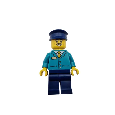 Lego® TRAIN Railway 9V RC Minifig Conductor Engine Driver TURQUOISE 60337 Male