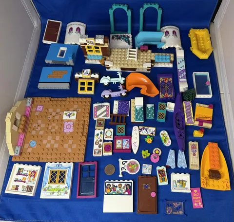 Lego Friends Decorative Printed Sticker Parts Specialty Pieces LARGE Lot