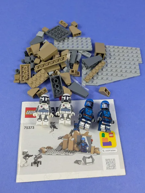 LEGO Star Wars Ambush on Mandalore Battle Pack 75373 Incomplete Set Pre-Owned