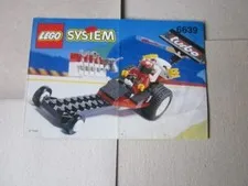 Lego System Building Instructions Instruction 6639 Dragster