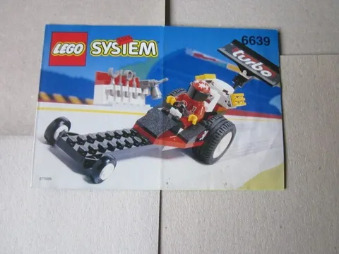 Lego System Building Instructions Instruction 6639 Dragster