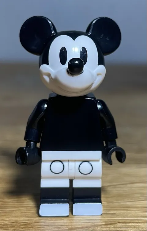 LEGO Mickey Mouse Minifigure Steamboat Willie Black And White Disney Minifig