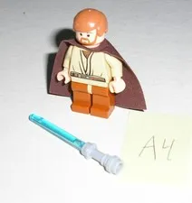 Lego Star Wars OBI-WAN KENOBI (Dark Orange Legs) Minifigure 7255 (Minty) *A4*