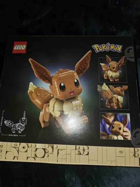 LEGO Pokémon Eevee Complete Set 72151 587 Pieces Boxed Age 18+ 2025