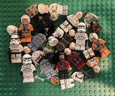 Huge LEGO STAR WARS MINIFIGURE Lot With Accessories And Figures