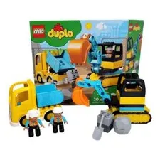 Lego Duplo 10931 Truck & Tracked Excavator Construction 20pc Age 2+