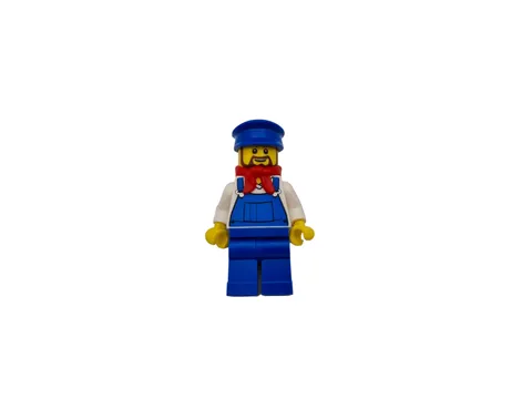 Lego® TRAIN Railway 9V RC Minifig Conductor Engine Driver WHITE MODERN