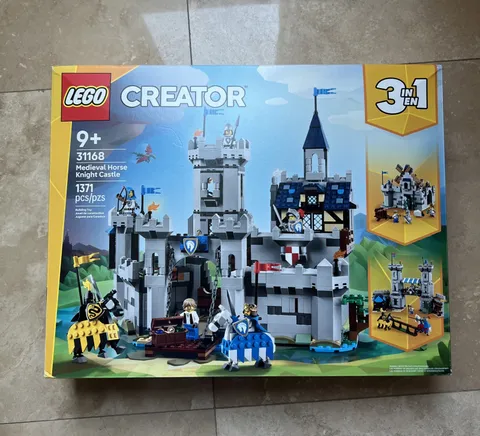 **In Hand Ships ASAP**New LEGO 31168 Creator 3 in 1 Medieval Horse Knight Castle