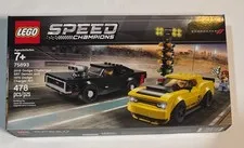 LEGO 75893 SPEED CHAMP: 2018 DODGE CHALLENGER SRT DEMON & 1970 DODGE CHARGER R/T