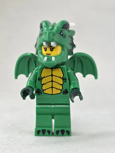 LEGO Dragon Minifigure Green Dragon Costume 71034 Series 23 col409 8q