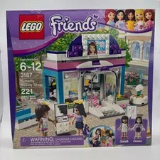 LEGO Friends Butterfly Beauty Shop 3187 Emma Sarah Mini-Dolls 221 Pcs New Sealed
