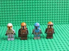 LEGO Star Wars Mandalorian Tribe Warrior Minifigure Lot of 4 minifigs 75267 MT19