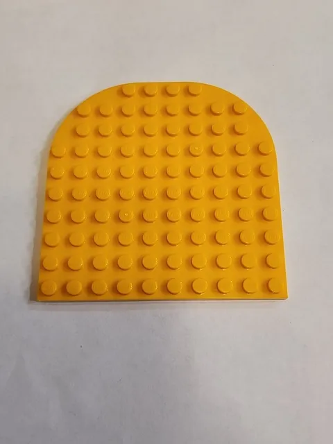 LEGO 10 x 10 Rounded # 80031 Bright Light Orange Plate Round 