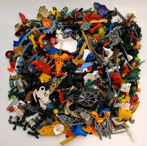 6 lbs LEGO BIONICLE Hero Factory Bulk Lot Pound Random Parts Pieces TECHNIC Moc