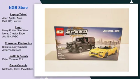 LEGO Speed Champions Mercedes-AMG G 63 & Mercedes-AMG SL 63 Set 76924, New, US