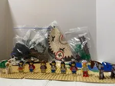 LEGO 6763 Trading Post + 6766 Cavalry Builder Set Western