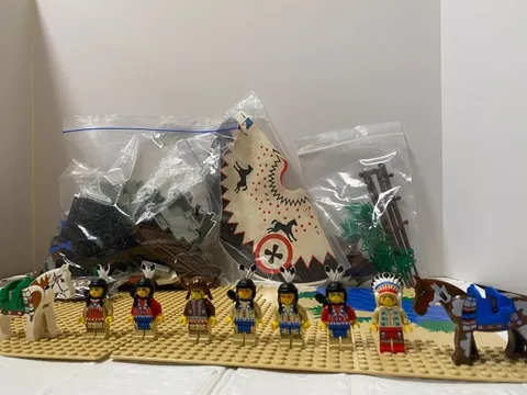 LEGO 6763 Trading Post + 6766 Cavalry Builder Set Western