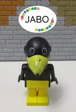 (E5/26) Lego Fabuland figure fab4e Charlie / Joe Crow 3634