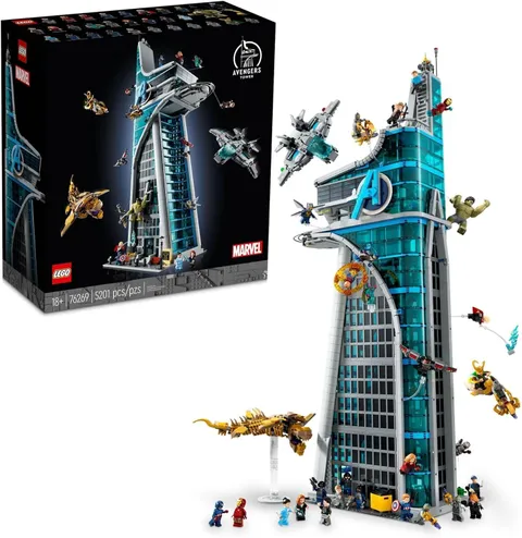 Build one of the most spectacular landmarks in the Marvel Universe with the mass