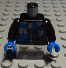 Lego figure accessories top torso black with decor from Harry Potter