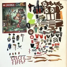 LEGO NINJAGO Dawn of Iron Doom 70626 Set Parts, Pieces & Figures All Incomplete