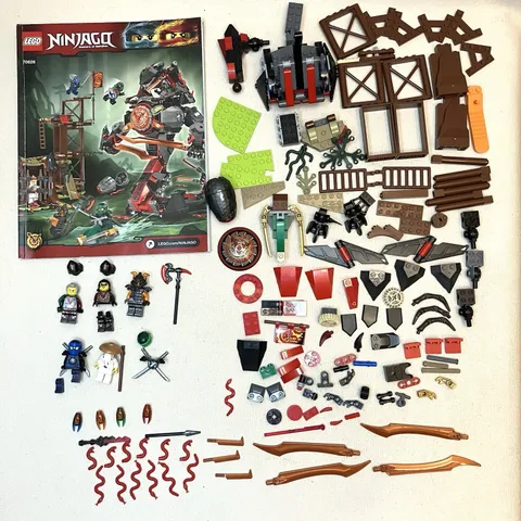 LEGO NINJAGO Dawn of Iron Doom 70626 Set Parts, Pieces & Figures All Incomplete