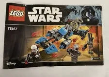 LEGO Star Wars 75167 Bounty Hunter Speeder Bike Battle Pack  Manual ONLY