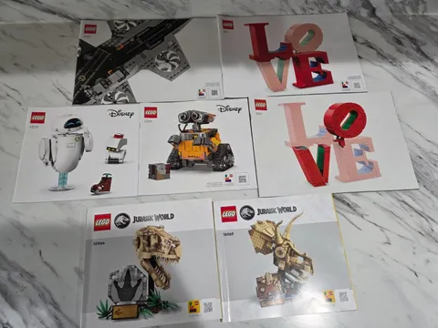 Lego Misc Manuals Lot Of 7 76964 76969 43279 31214 76295