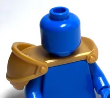 Lego - Minifigure Utensil - Gold, Shoulder Armor, Ninja