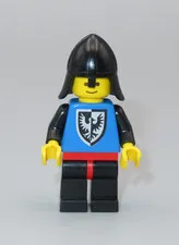LEGO Castle Vintage Black Falcon Knight minifigure 6062 6035 6103
