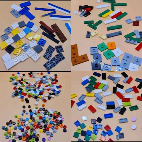 LEGO Parts Lot Flat Tile Flat Plate 3070 3069 35380 25269 Mixed