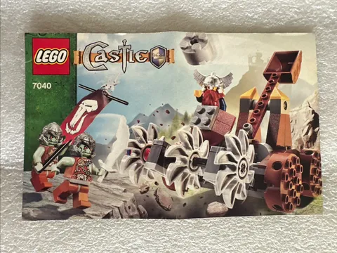 Lego 7040 Castle Fantasy Era Dwarves' Mine Defender Complete W/Manual & Minifigs