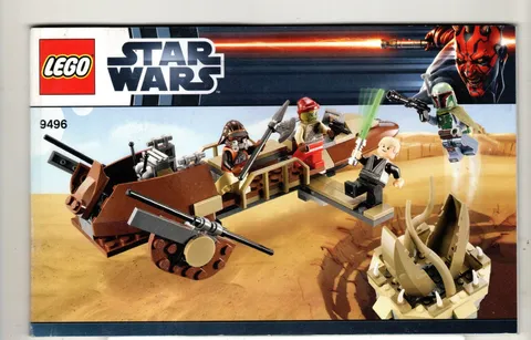 Lego ~  Instructions Manual Booklet Only ~ Star Wars 9496