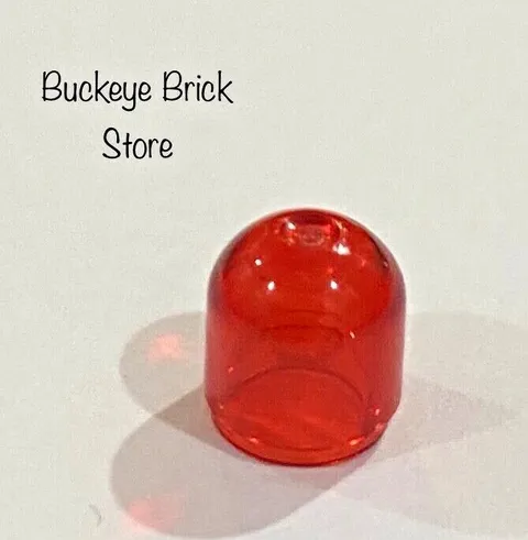 Lego ELECTRIC Trans-RED Light Bulb Cover ( Colored Globe )