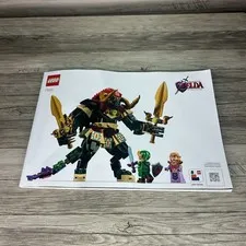 Lego 77093 The Legend of Zelda Ocarina of Time Final Battle Instruction Manual