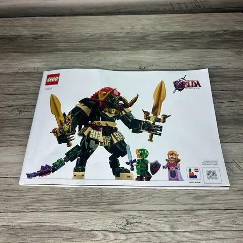 Lego 77093 The Legend of Zelda Ocarina of Time Final Battle Instruction Manual