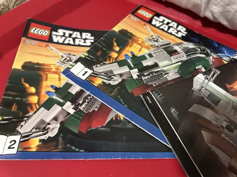 LEGO Star Wars Slave 1 Set Manuals 8097 & 6209