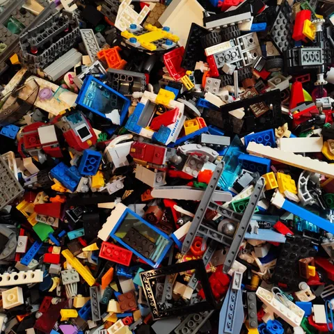 LEGO Mixed Lot 2 Kg Cleaned And Selected Pieces