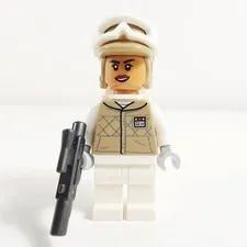 Lego Hoth Rebel Trooper Minifigure Female Dark Tan Star Wars 75322 sw1185