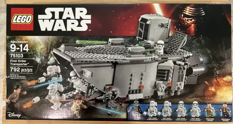 LEGO Star Wars 75103 First Order Transporter NEW - SEALED - RETIRED - BOX DAMAGE