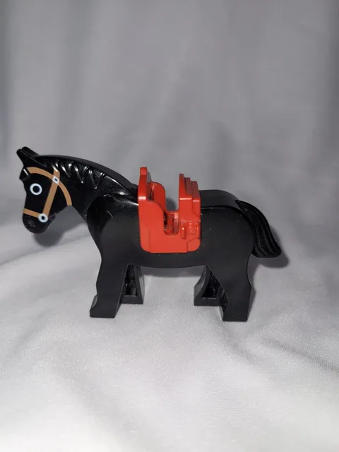 LEGO ANIMALS ANIMAL WESTERN FARM KNIGHT THE BLACK HORSE